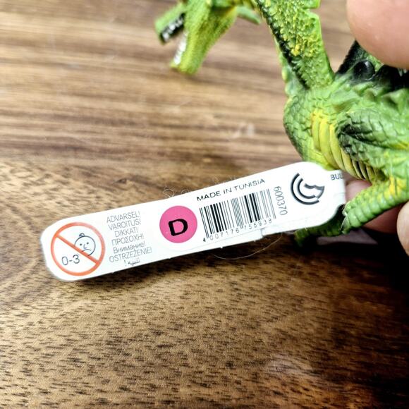 Bullyland Dragon Sitting Green Animal Figure 75593 NEW IN STOCK - Picture 5 of 7